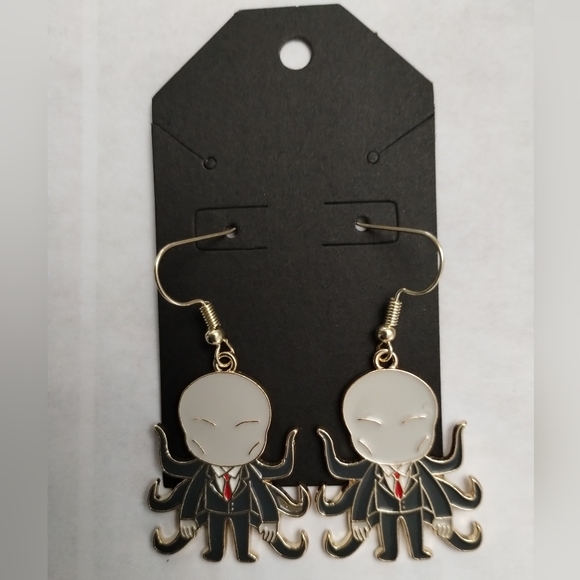 New Slender Man Earrings - Picture 2 of 5